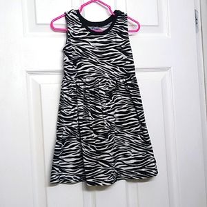 Old Navy 4T Casual Zebra Print Dress